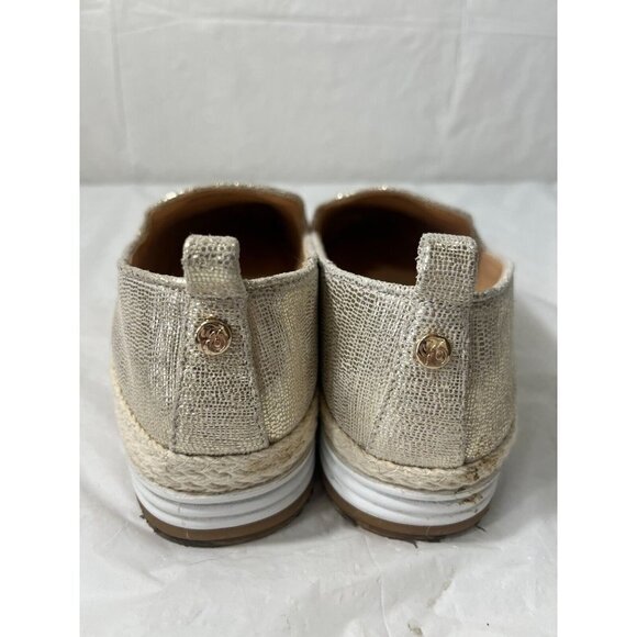 Alex Marie Raanata Espadrille Slip-Ons size 9.5 TAUPE SOFT GOLD - Picture 11 of 16